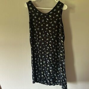 Vintage Gap Floral Short Sheath Dress Size Large